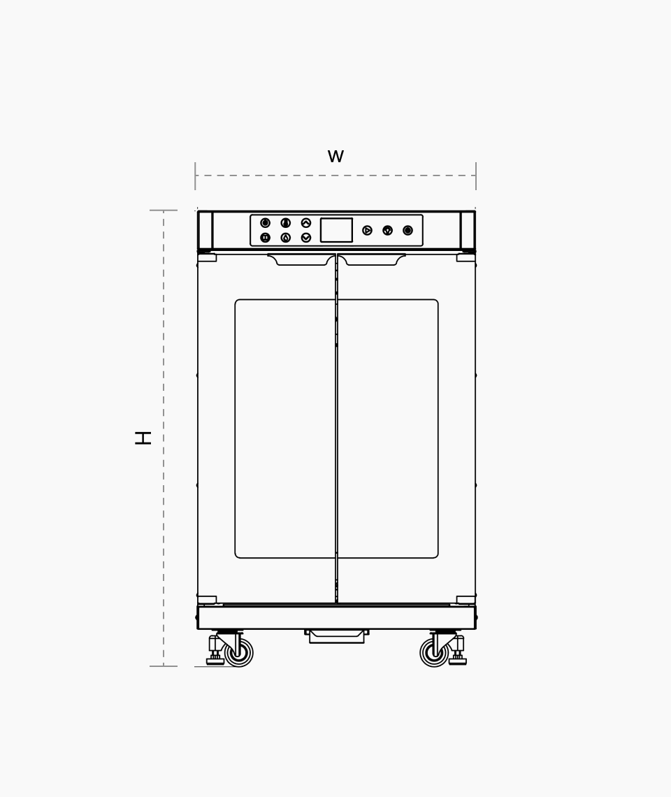 Mini Proofer 8 Tray floor plan images